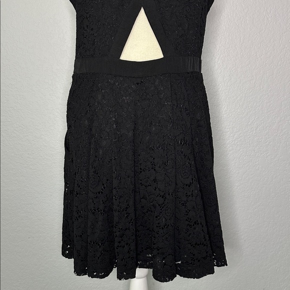 Free People Lovely in Lace Elegant Black Lace Dress Medium - Picture 9 of 15